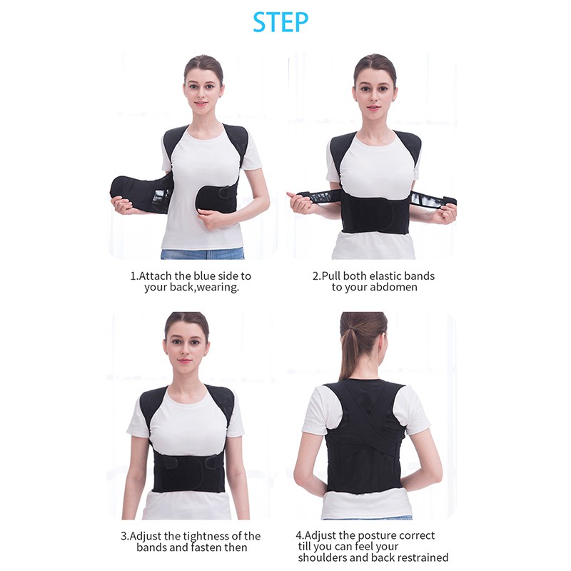 Đai Đeo Junlaikang Hỗ Trợ Điều Chỉnh Tư Thế Lưng Và Vai Cho Nam Và Nữ