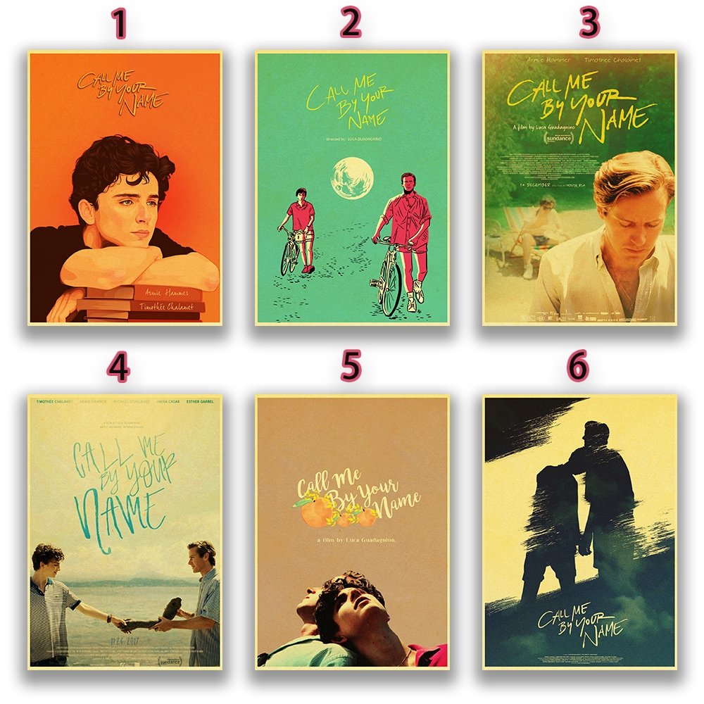 Tấm Áp Phích Treo Tường Trang Trí In Hình Phim Call Me By Your Name Olive Elio Phong Cách Cổ Điển | BigBuy360 - bigbuy360.vn