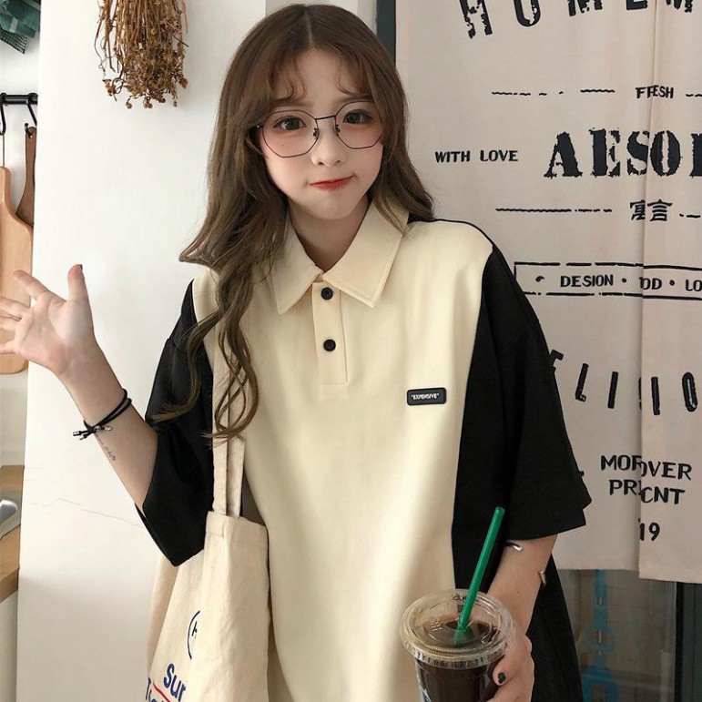 Áo Polo Nam Nữ, Áo Phông Unisex Freesize 40kg - 55kg | BigBuy360 - bigbuy360.vn