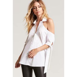 Sơ mi hở vai f21