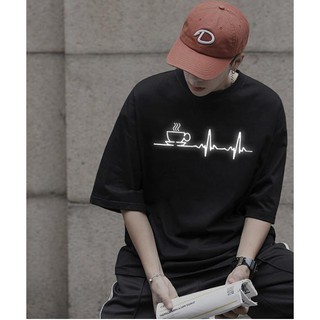 ATPQ - Áo thun unisex phản quang mẫu Coffee nhịp