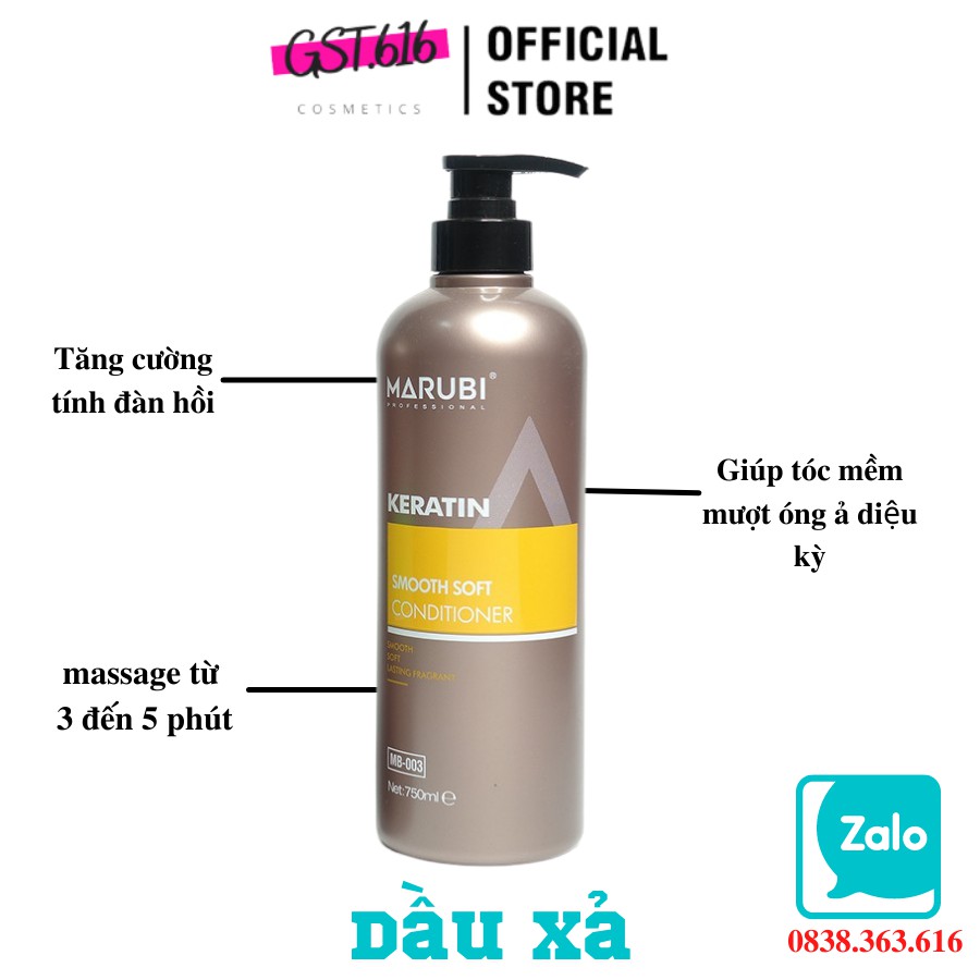 Cặp Dầu Gội Dầu xả MARUBI KERATIN 750ml 1000ml siêu dưỡng tóc giúp tóc chắc khỏe luôn mượt mà | BigBuy360 - bigbuy360.vn