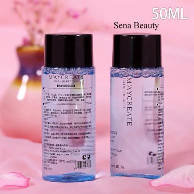 Nước Tẩy Trang Maycreate 50ml Hàng Nội Địa Trung Cực Xinh cực tiện lợi .