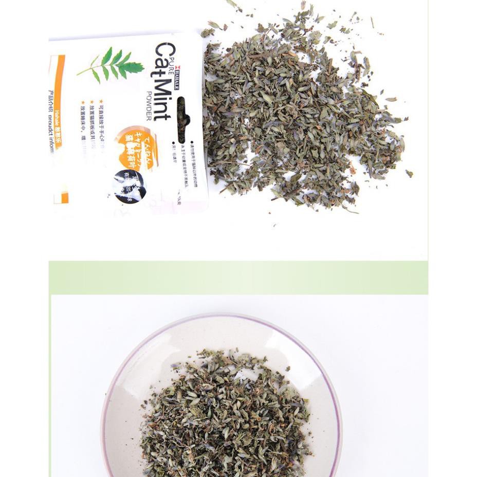Giảm giáCTVD- Cỏ mèo khô (3 loại) Cho mèo chơi cỏ catnip phê pha