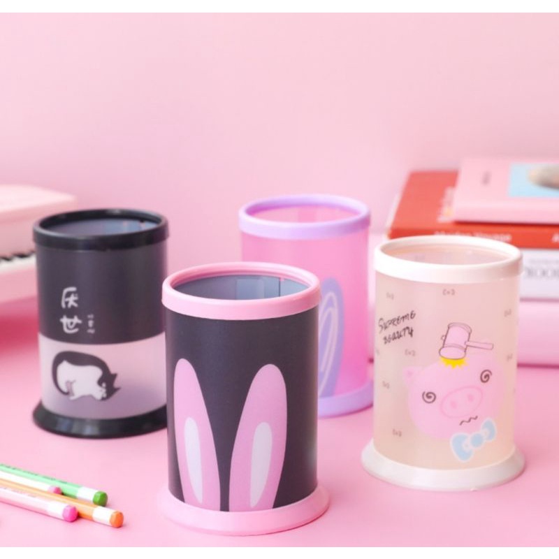 Ống cắm viết lắp ghép  mẫu hoạt hình dễ thương