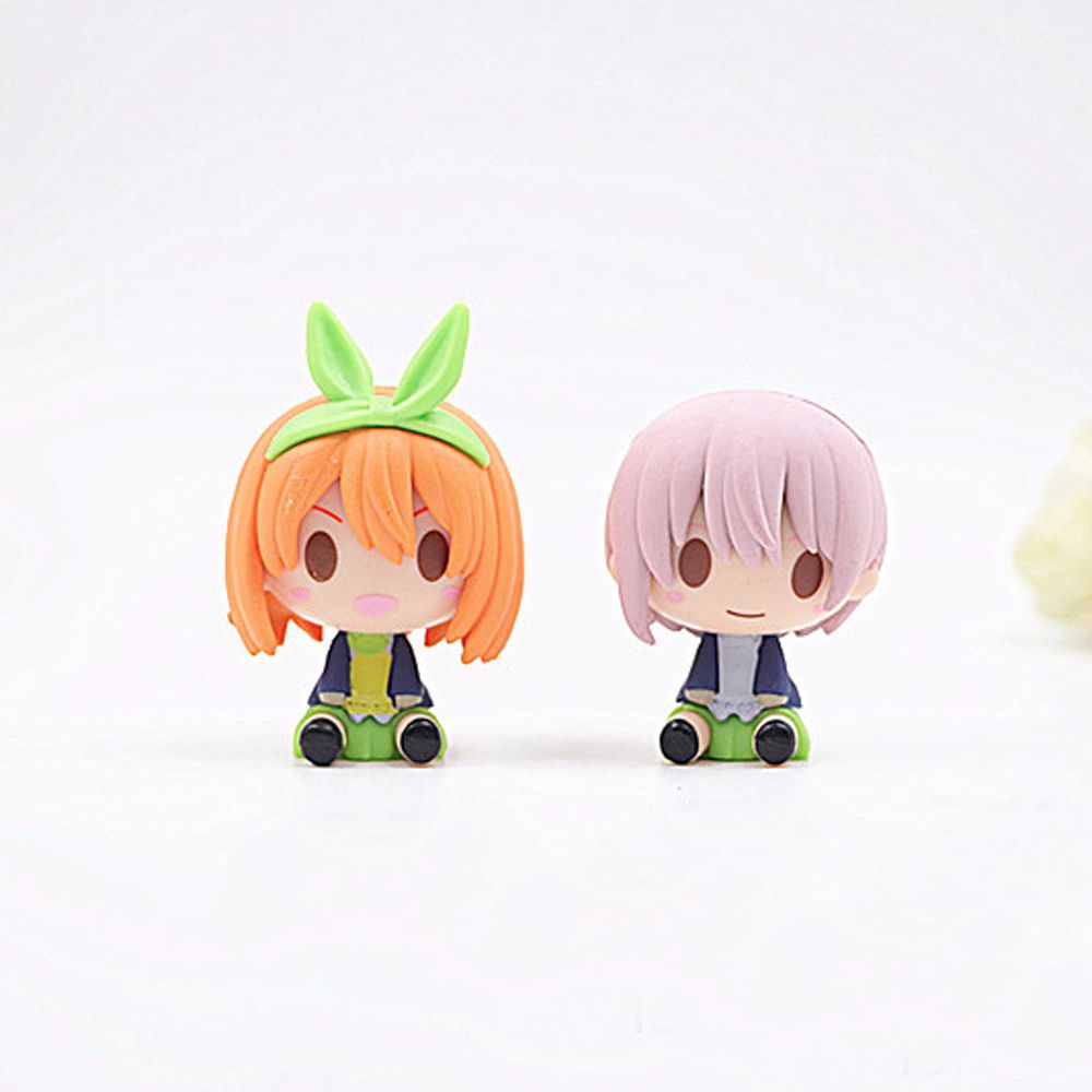 Bộ 5 mô hình nhân vật hoạt hình Nakano Miku bằng PVC trang trí bàn làm việc