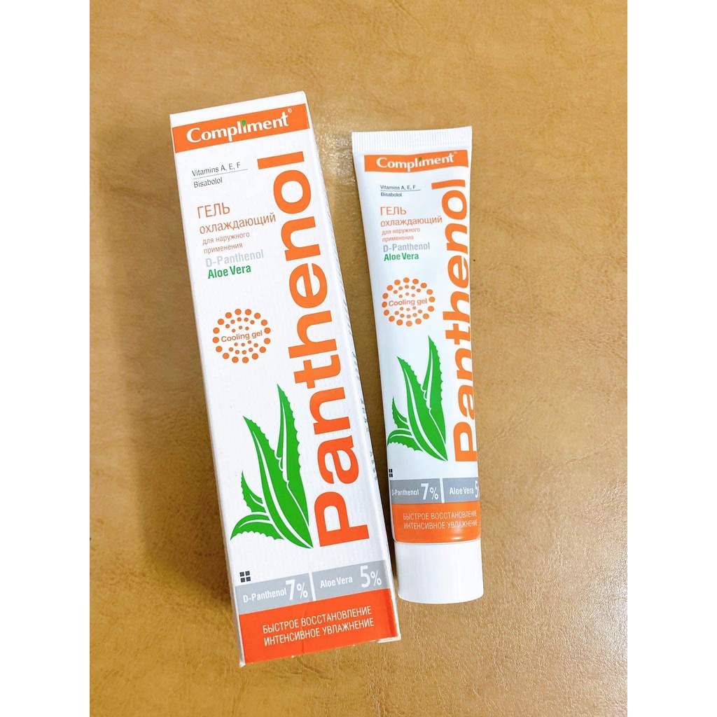 Gel Dưỡng B5 Compliment Làm Dịu Phục Hồi Da Cooling Gel 7% Panthenol Nga - 75ml