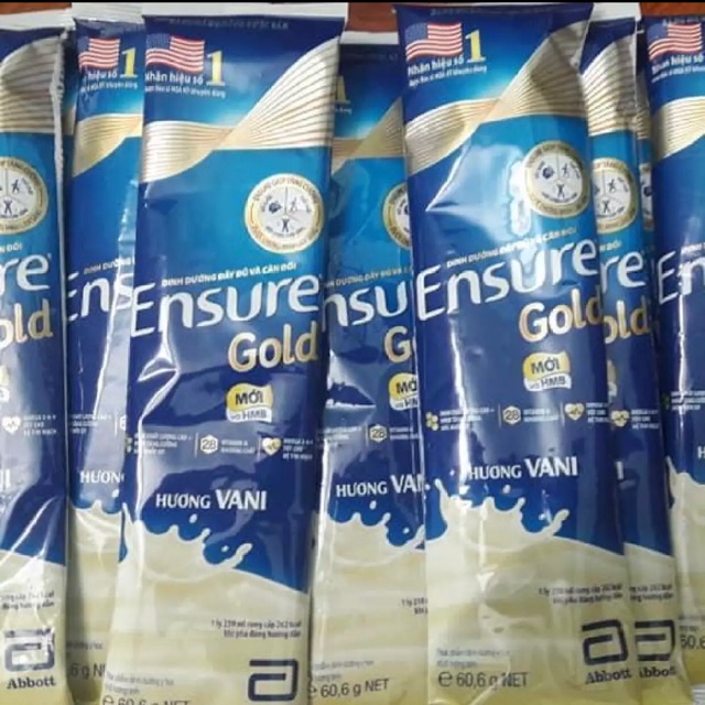 COMBO  5 GÓI SỮA ENSURE GOLD