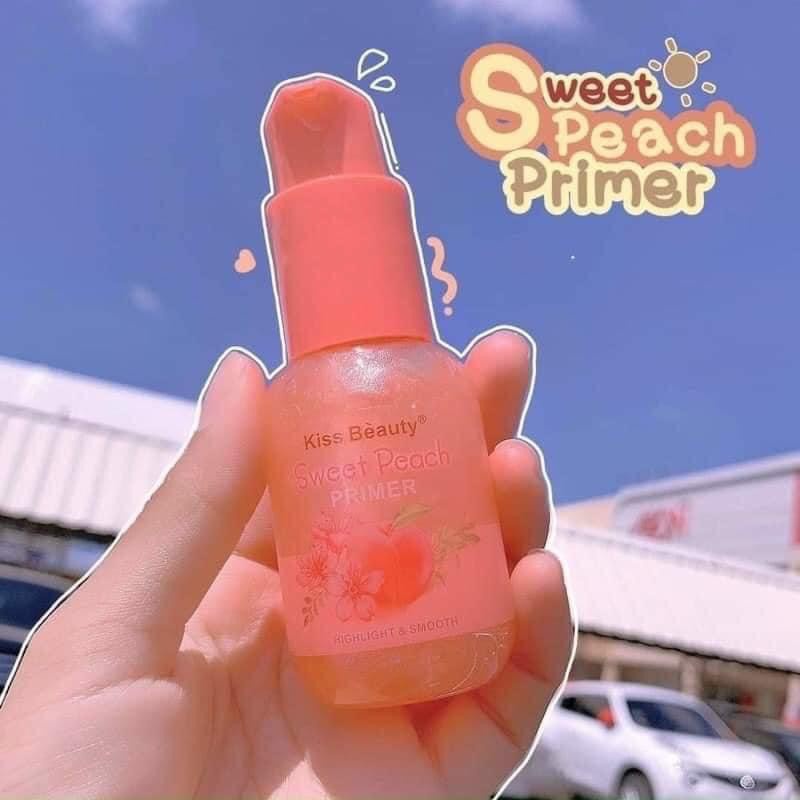 hộp Kem Lót Bắt Sáng Peach Đào KissBeauty SiêuThích