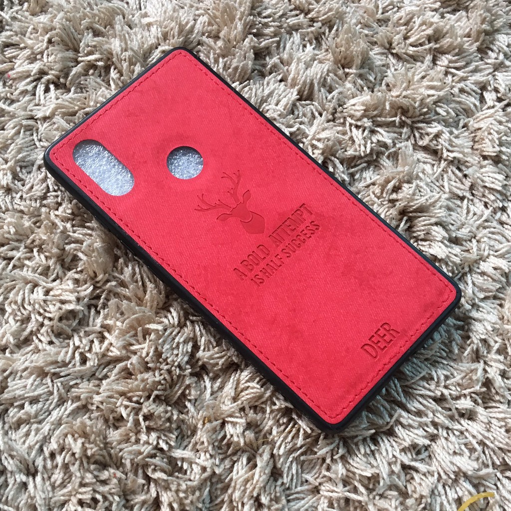 Combo 4 món Pk ốp vân vải bò cho Xiaomi Mi 8/Mi 8 SE/Mi 8 lite (Cl Đen+Cl camera+dán cacbon+ốp)