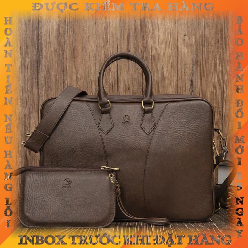 Cặp Da Nam Công Sở HANAMA zTiShopz SG 1911 dongmay