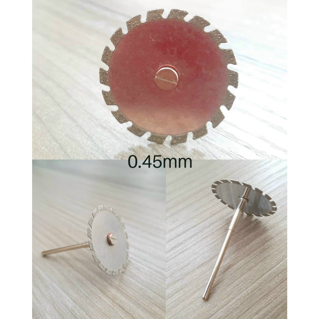 Đĩa cắt kim cương răng cưa kèm cốt gắn