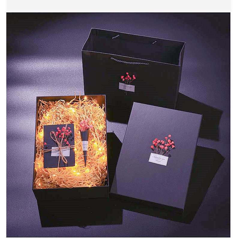 hộp quà tặng hoa hướng dương phát sáng