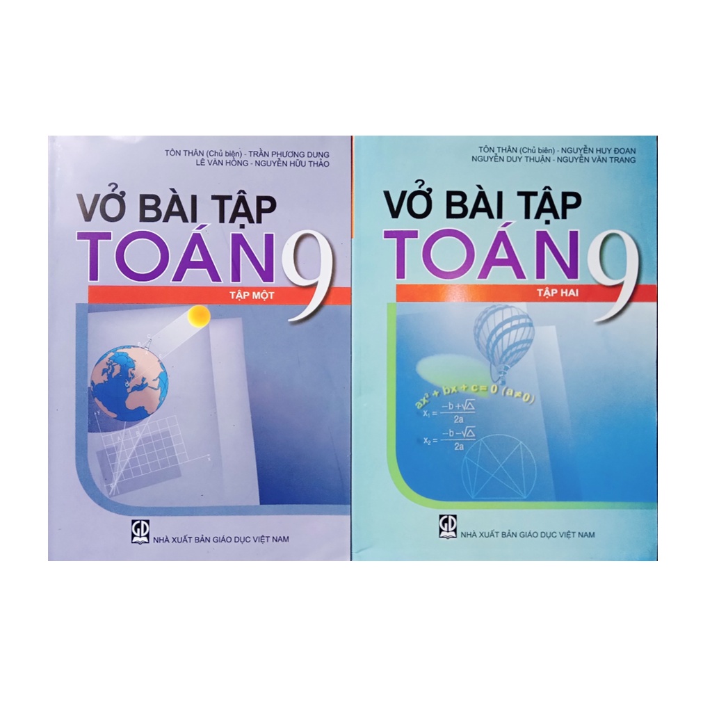 Sách - Combo Vở bài tập toán 9 - ( Tập 1 + Tập 2 )