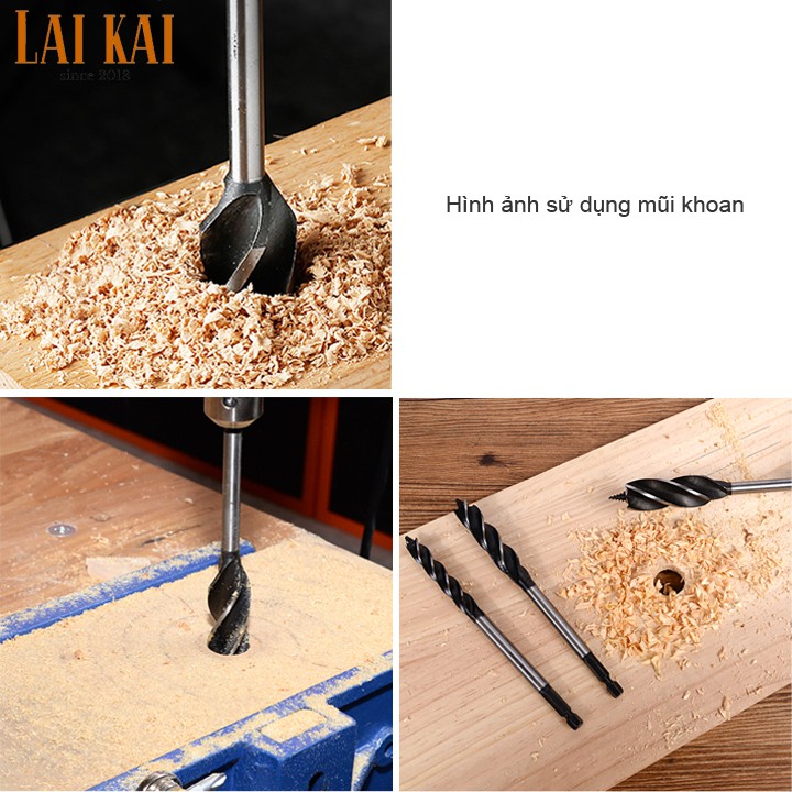 Mũi khoan gỗ chuôi lục giác