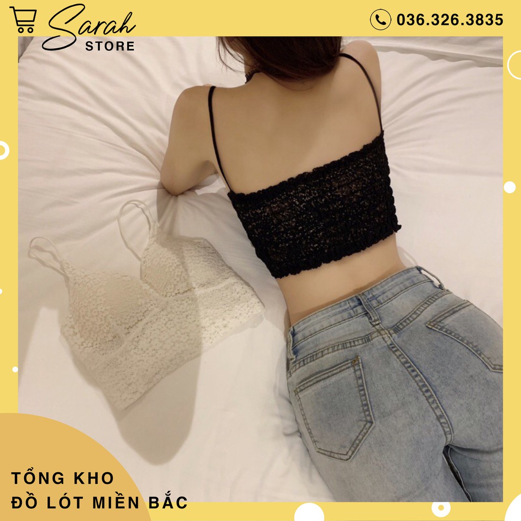 Áo Nữ Croptop Ren Hoa,  Áo Bra Sexy Siêu Đẹp 990