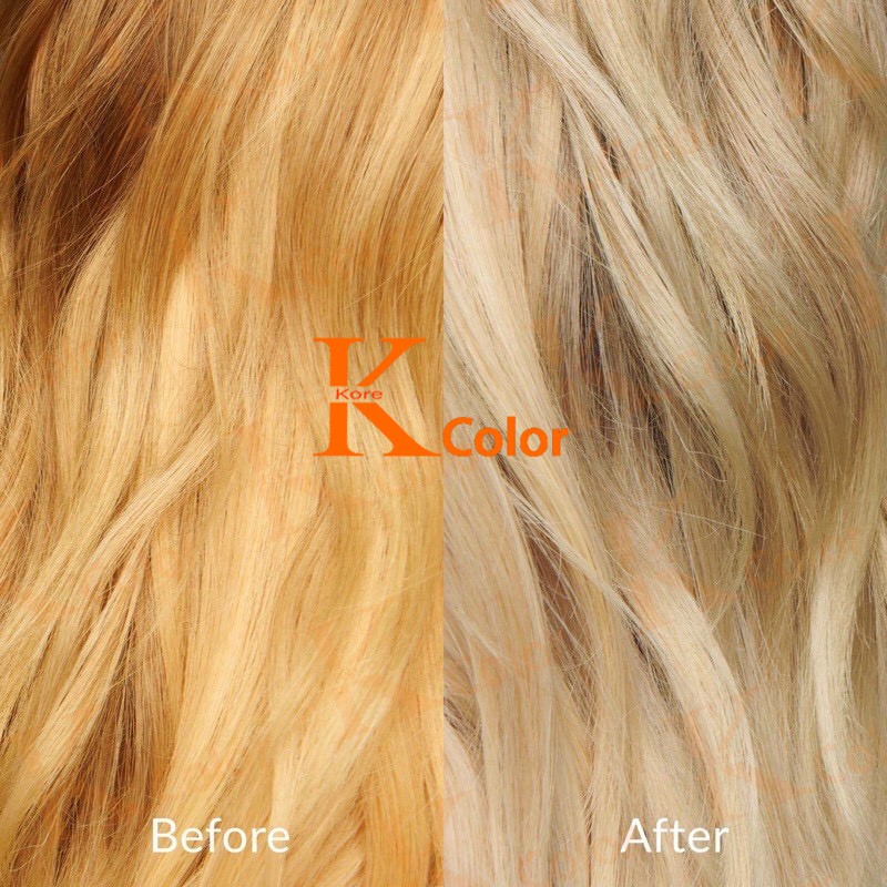 Thuốc tẩy tóc KColor bột tẩy tóc COLLAGEN Tẩy cực êm, lên cực chuẩn dụng tại nhà nhiều thảo dược giá rẻ