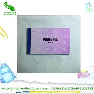 Phiếu chi 2 liên 50 bộ 13x19cm 100 tờ