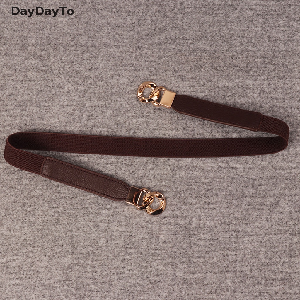 Thắt Lưng Dây Xích Co Giãn 3 Màu Tùy Chọn Cho Nữ