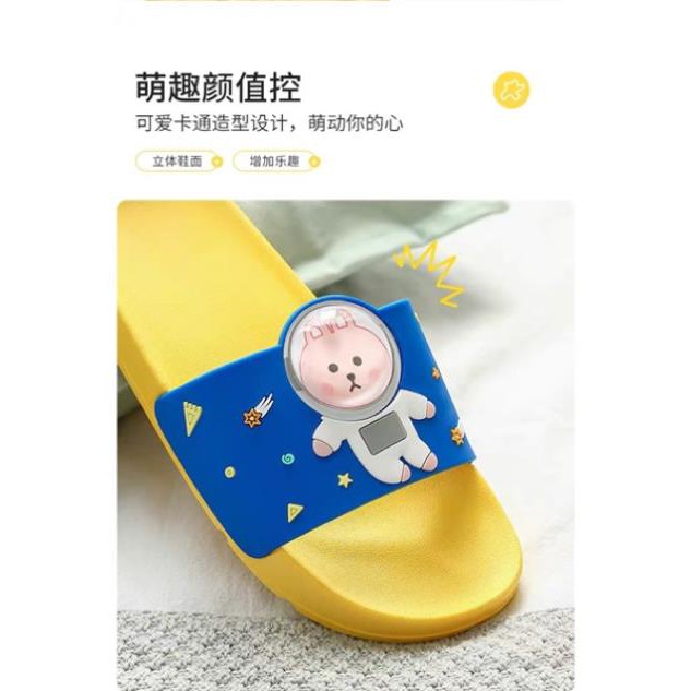 [TUELAM] Dép Quai Ngang Gấu Brown Thỏ Cony Siêu Cute Cao Su Non Unisex Cao Cấp 2020