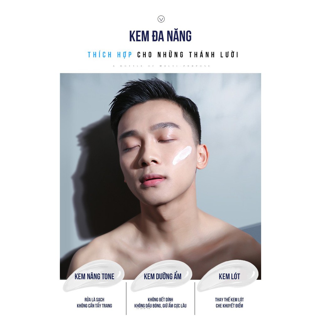(Xả Kho) Kem Trang Điểm Nam Light Makeup Cho Nam Giới - Làm Trắng - Che Mụn - Che Thâm - Che Sẹo - Freeship 50k | BigBuy360 - bigbuy360.vn