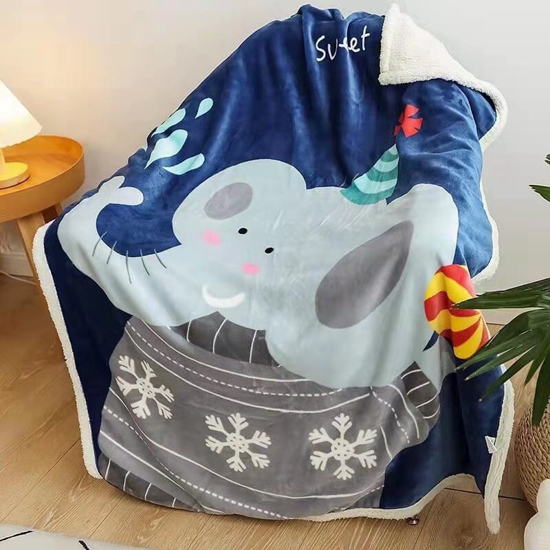 CHĂN LÔNG CỪU CHO BÉ