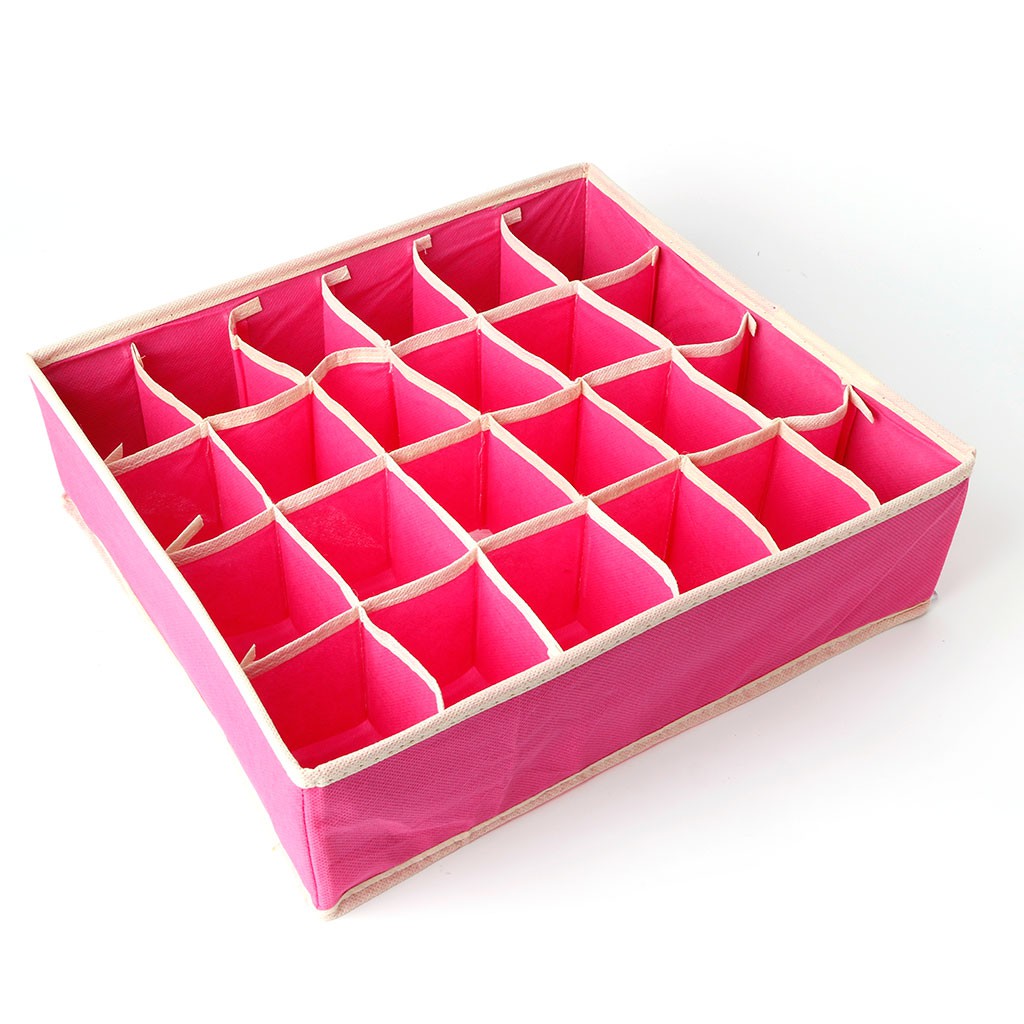 Set 4 hộp đựng nội y/tất chân và trang sức tiện lợi cho tủ ngăn kéo