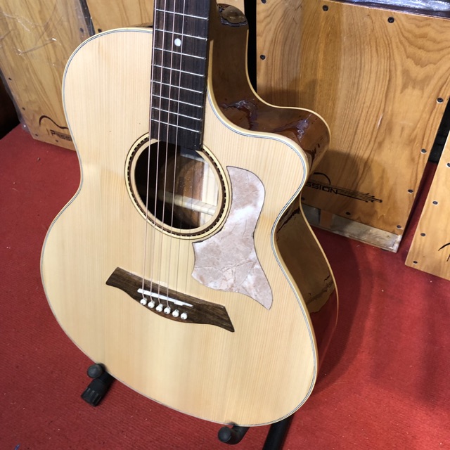 Đàn guitar acoustic gỗ Thông nhập khẩu 100% gỗ thịt nguyên tấm chất lượng cao Đàn ghita Acoustic cao cấp