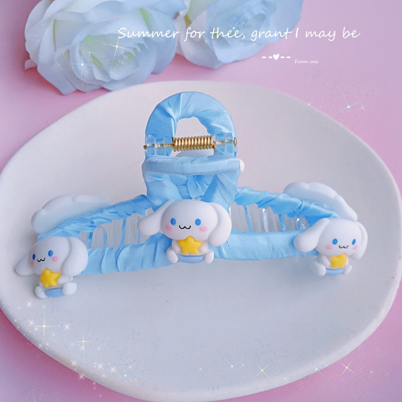 SANRIO Kẹp Tóc Móng Vuốt Lớn Hình Hello Kitty Kuromi MELODY Thời Trang Cho Bé Gái