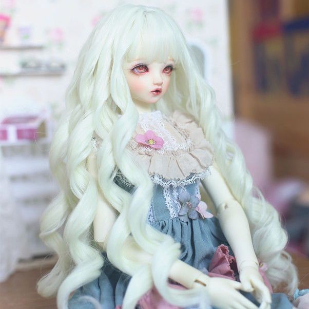 Tóc Giả 3 Điểm 4 Điểm 6 Điểm 60cm {} BJD.SD Baby Mái Bằng Lụa Chịu Nhiệt Cao Cho Búp Bê Tóc Dài / Tóc Xoăn 6 Điểm 60Cm9,7