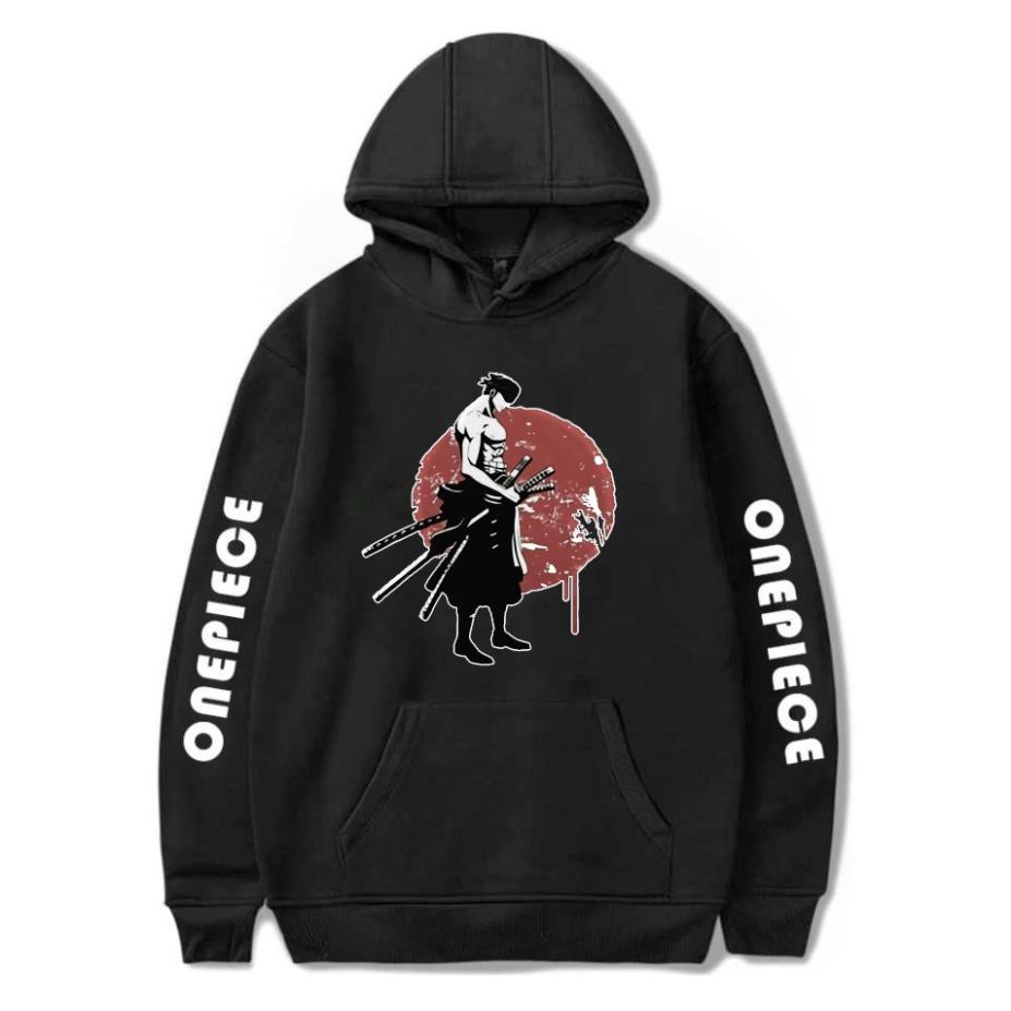 🎁 BST Áo Hoodie In Hình One Piece Luffy Zoro ANime độc đẹp kèm khuyến mại 💖 | LUFFY STORE