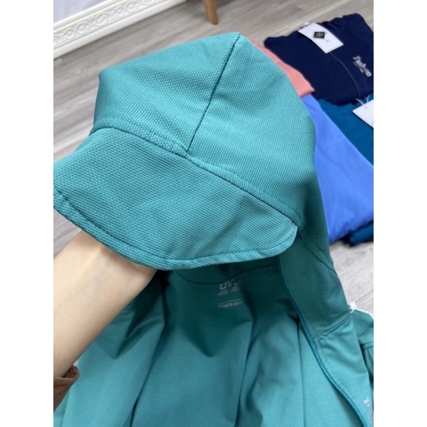 Áo chống nắng 2 lớp thông hơi dáng ngắn Áo khoác nắng nữ loại đẹp