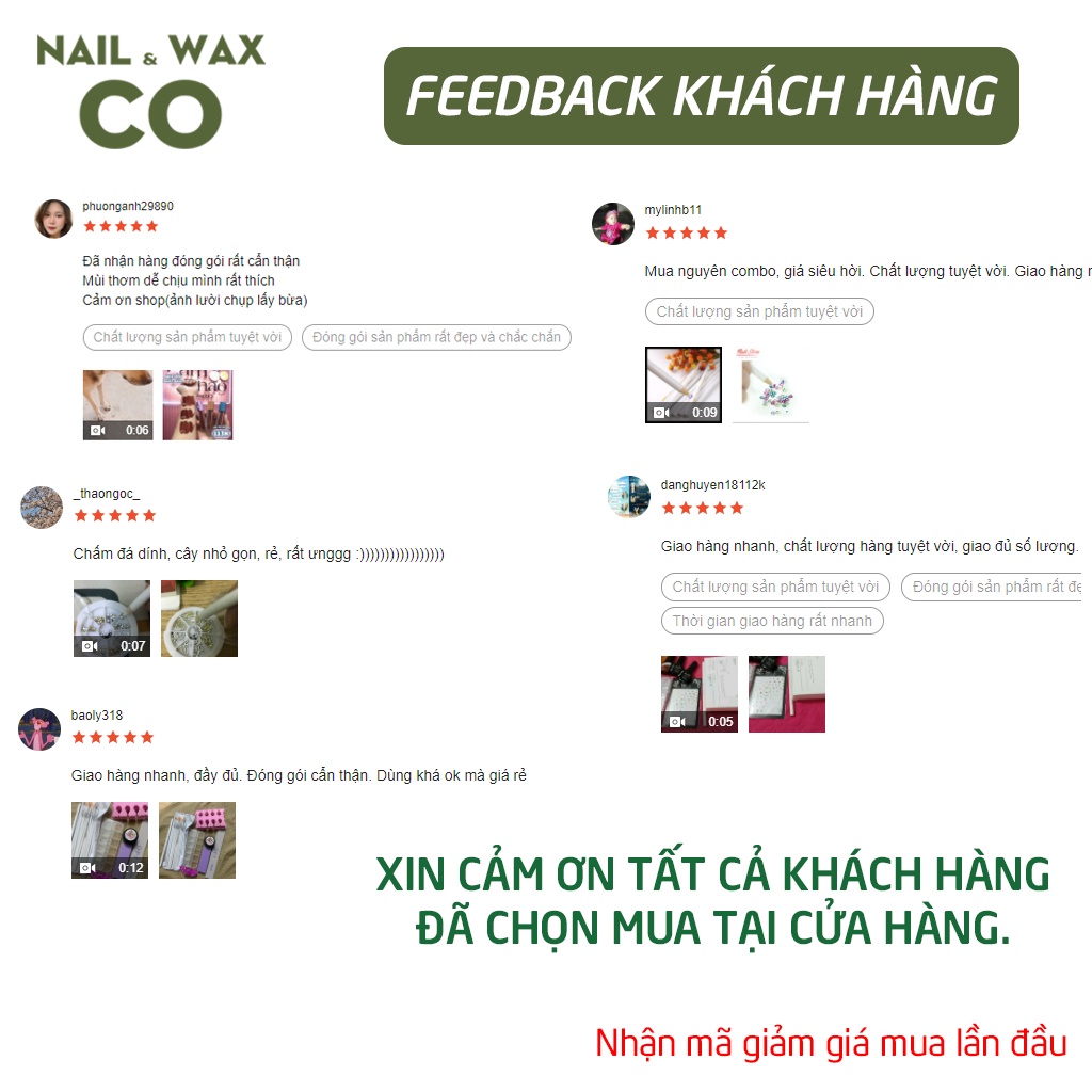 Bút chấm đá vỏ gỗ lõi trắng nail chuyên dụng cho dân làm móng Nail Wax CO