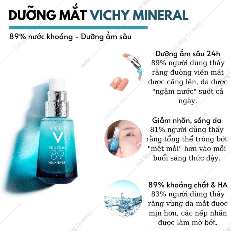 KEM DƯỠNG MẮT VICHY MINERAL 89