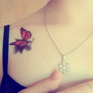 [MUA 1 TẶNG 1] Hình xăm dán cánh bướm - nhiều mẫu