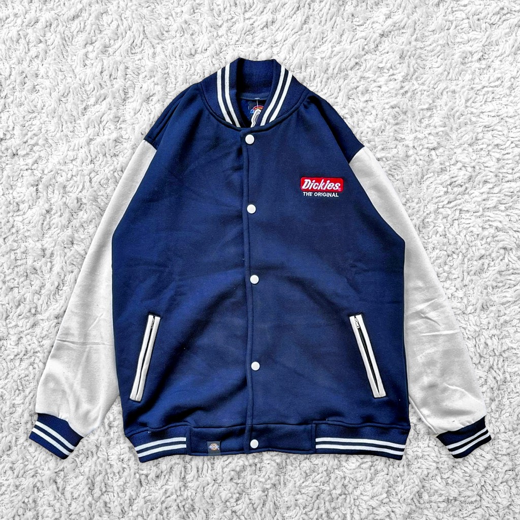 Áo Khoác Bóng Chày Thêu Logo Dickies Emb