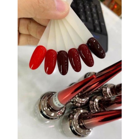 Sơn Gel Mxbon 6 Màu Đỏ Chính Hãng Chai 15ml Siêu Đẹp