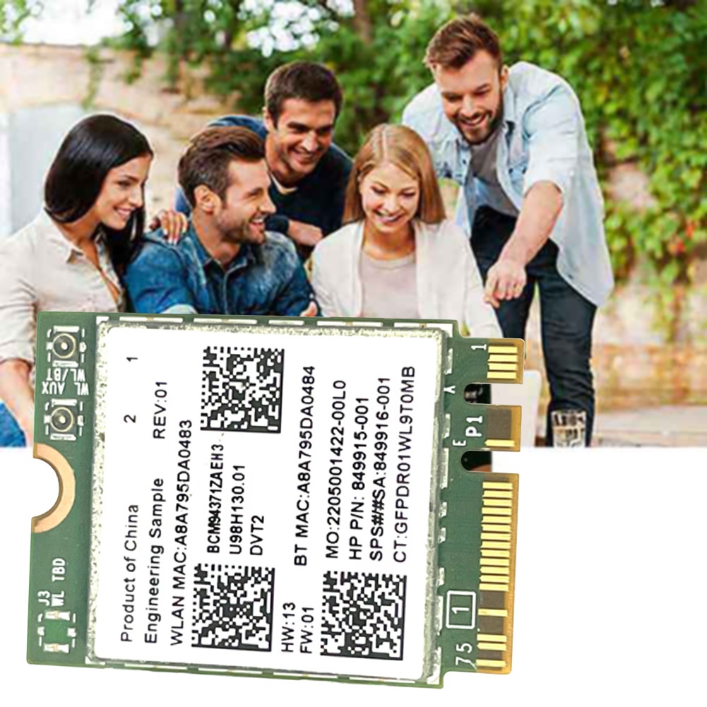 Thẻ Mạng Không Dây BCM94371ZAE 2.4G / 5G Dual-Band 1167M Bluetooth 4.1 ule 802.11AC Cho Máy Tính