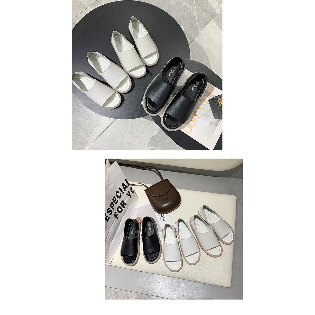 [ORDER] Giày hở mũi trơn màu cao cấp đang sale giá hot | BigBuy360 - bigbuy360.vn