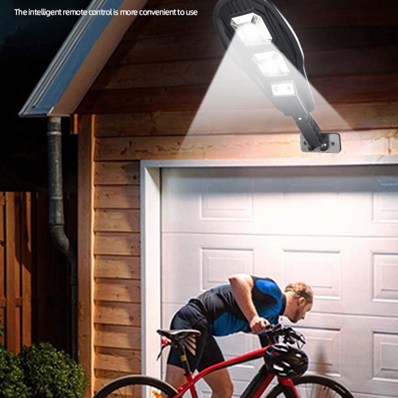 Đèn LED gắn tường ngoài trời cảm biến chuyển động 100W với 3 chế độ năng lượng mặt trời chống nước