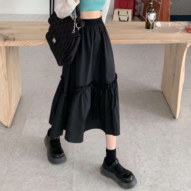 Chân Váy Chữ A Dài Lưng Cao Thời Trang Xuân Hè Cho Nữ