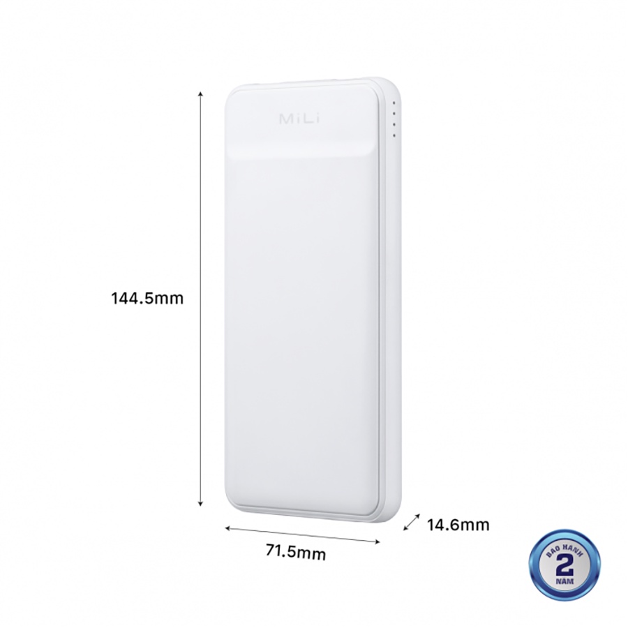 Sạc Dự Phòng MiLi Power Sunny Plus 10,000mAh/3.7V - Hoàng Hà Mobile