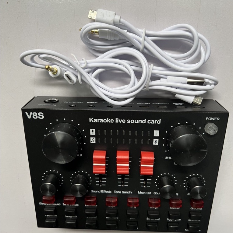 Sound card V8s hát live phiên bản mới