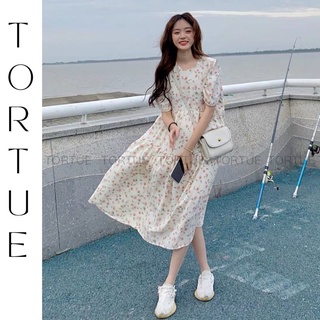 [CÓ SẴN] [KÈM ẢNH THẬT] Váy đầm dài bigsize xoè bầu hoạ tiết hoa phong cách cổ điển Retro Vintage Taobao mới 2022 V036
