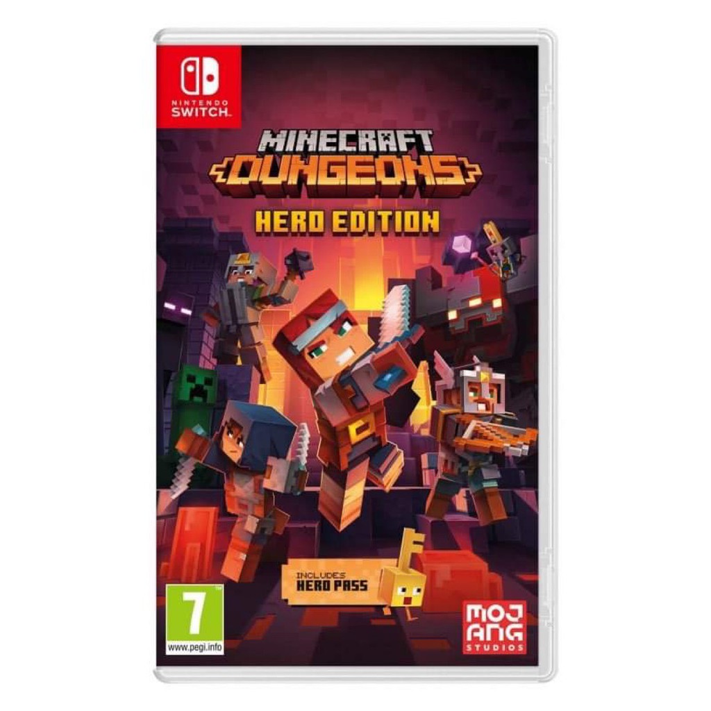 Game Nintendo Switch-Minecraft Dungeons: Hero Edition