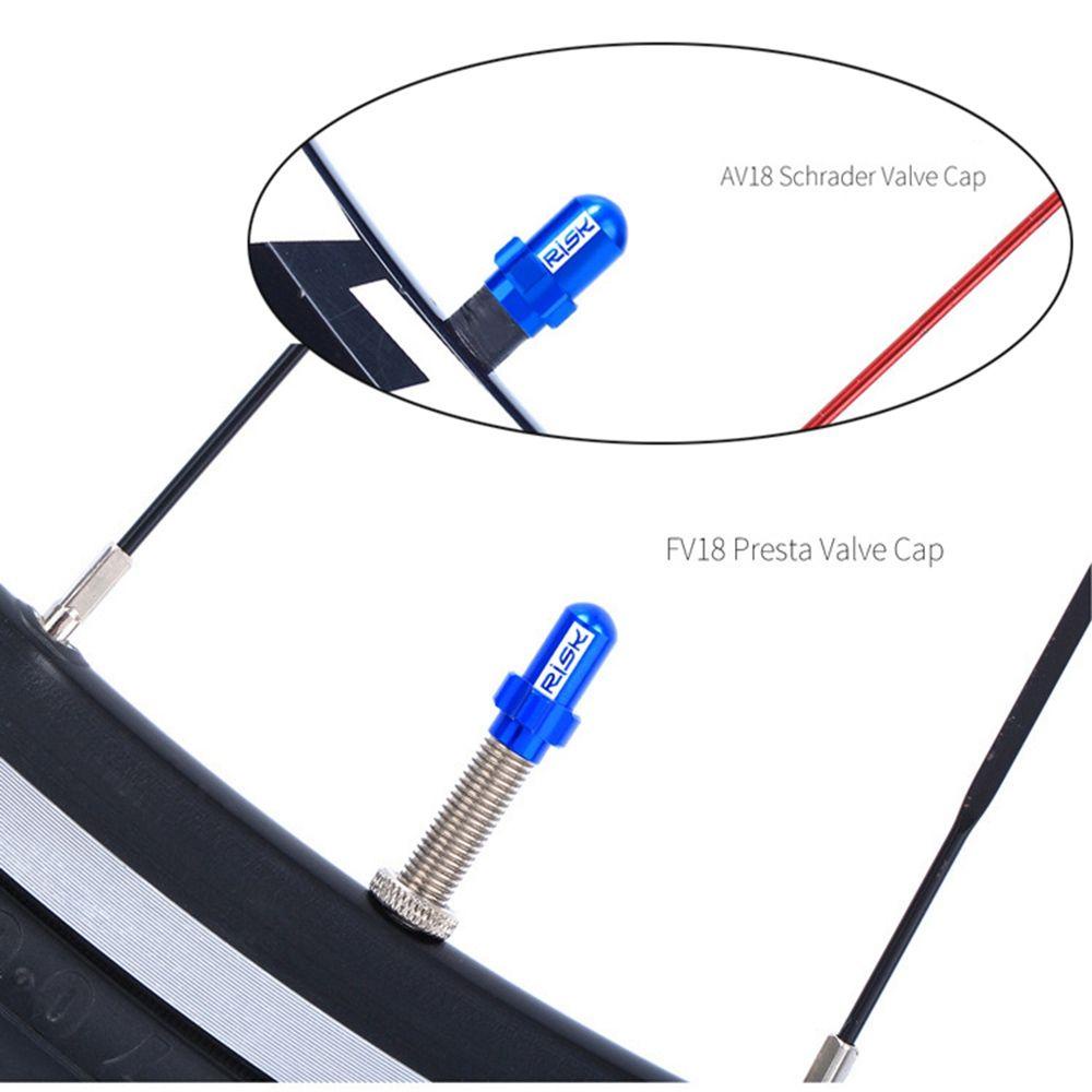 SHOUKEY Bộ 2 Nắp Van Bánh Xe Đạp Leo Núi FV AV Chống Bụi Siêu Nhẹ Ốp