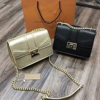 Túi xách CnK gân Quỳnh búp bê sang chảnh