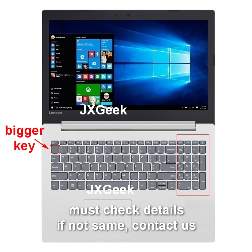 Miếng Dán Laptop Lenovo IdeaPad 340C-15IWL 3-15IML05 Silm 3 S340 340C 15 Inch Chống Trầy Xước Chống Thấm Nước Bảo Vệ Toàn Diện