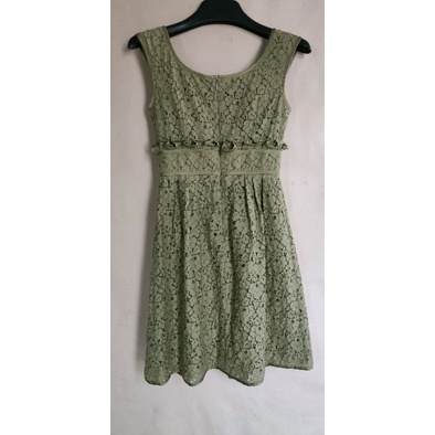 Đầm Nanette Lepore Ren Màu Xanh Lá Mạ, Sz 2