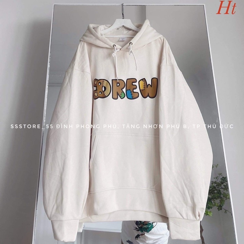 Áo hoodie nỉ gấu DREW HT11